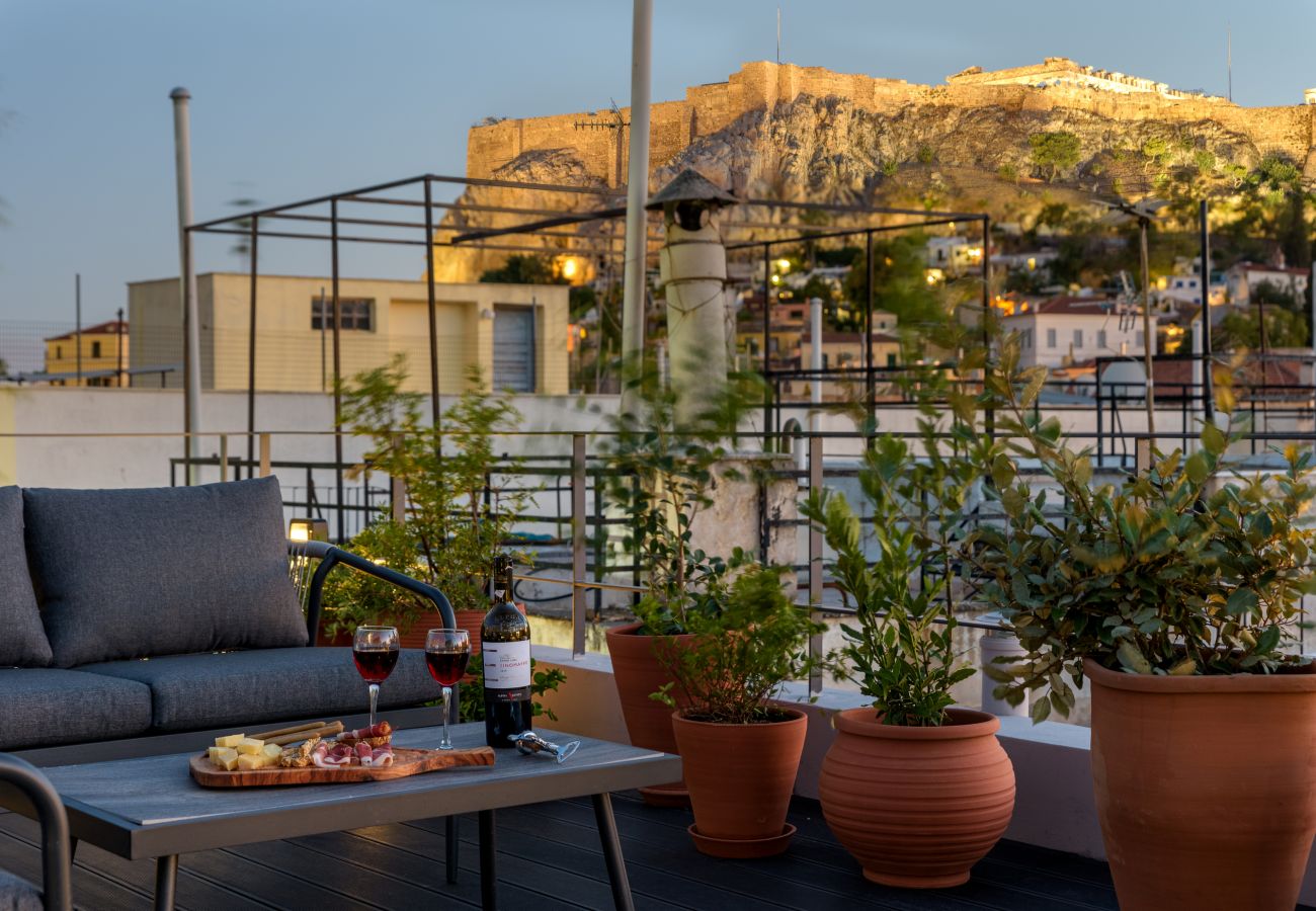 Appartement à Athens - Paradise Suite with Jacuzzi & Acropolis view